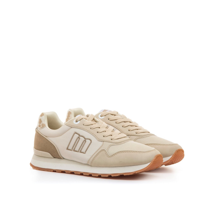DEPORTIVAS DE MUJER MUSTANG JOGGO BEIGE 60909 61761 - Querol online