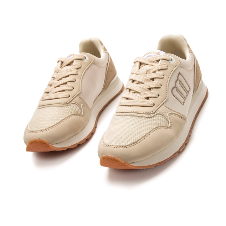 DEPORTIVAS DE MUJER MUSTANG JOGGO BEIGE 60909 61761 - Querol online