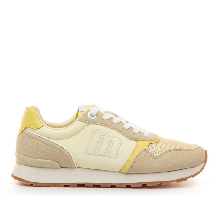 DEPORTIVAS DE MUJER MUSTANG JOGGO AMARILLO 60909 61764 - Querol online