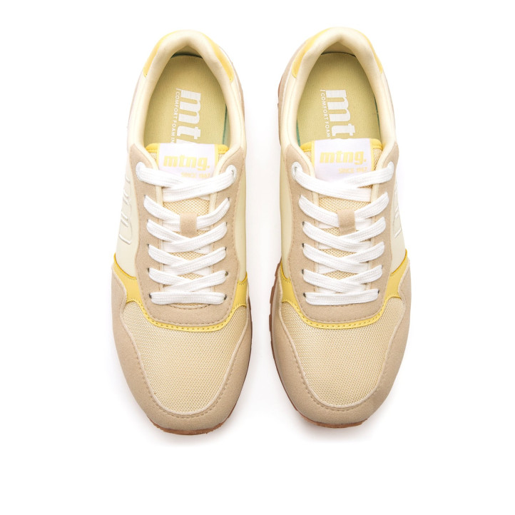 DEPORTIVAS DE MUJER MUSTANG JOGGO AMARILLO 60909 61764 - Querol online