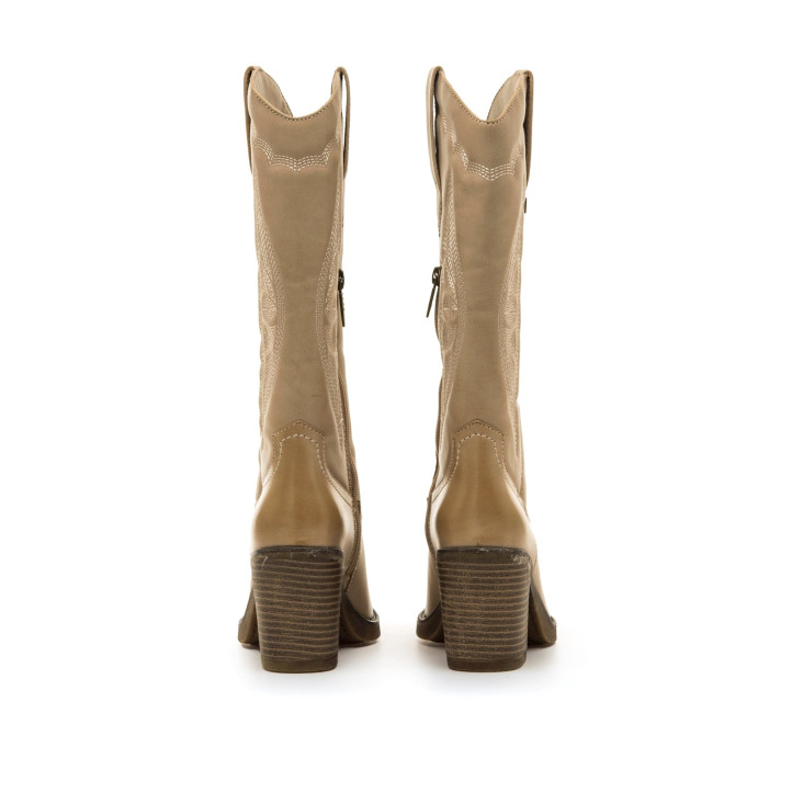 BOTAS DE MUJER MUSTANG TIJUANA BEIGE 54154 61725 - Querol online
