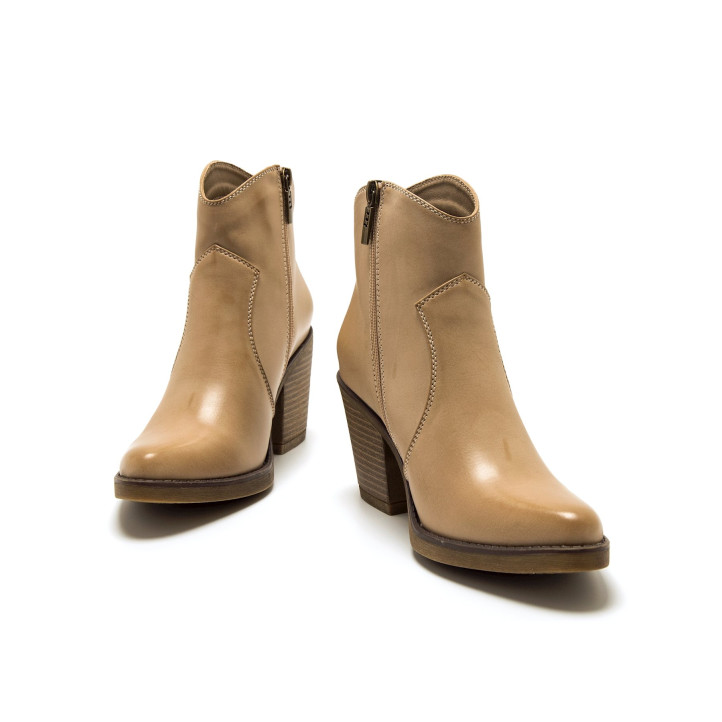 BOTINES DE MUJER MUSTANG TIJUANA BEIGE 54155 61727 - Querol online