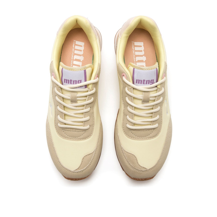 DEPORTIVAS DE MUJER MUSTANG JOGGO AMARILLO 60439 61741 - Querol online