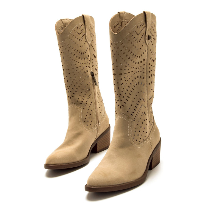BOTAS DE MUJER MUSTANG TANUBIS BEIGE 55486 61731 - Querol online