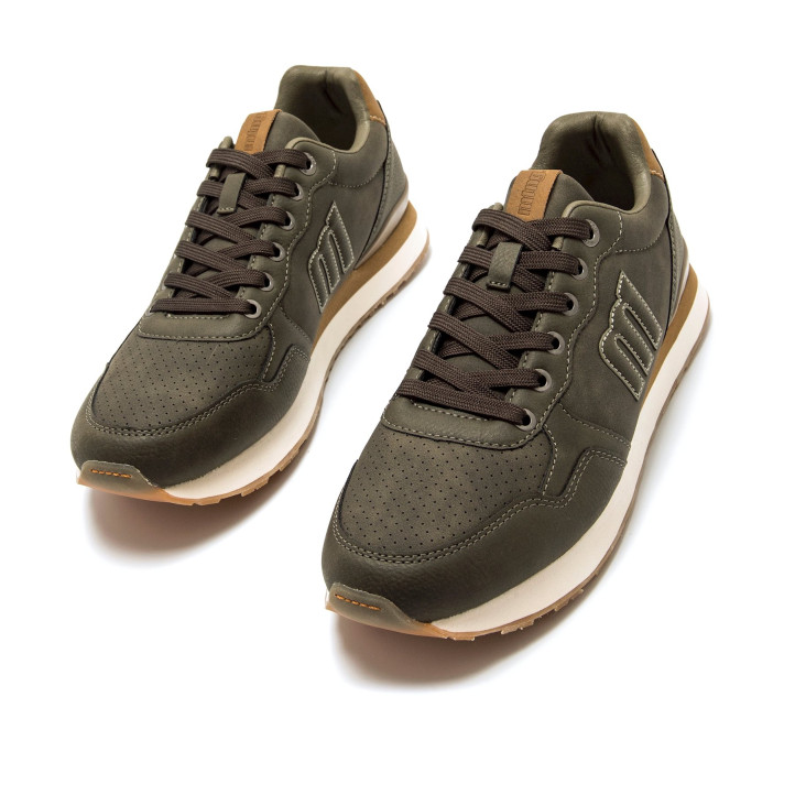 DEPORTIVAS DE HOMBRE MUSTANG PORLAND VERDE 84755 61778 - Querol online