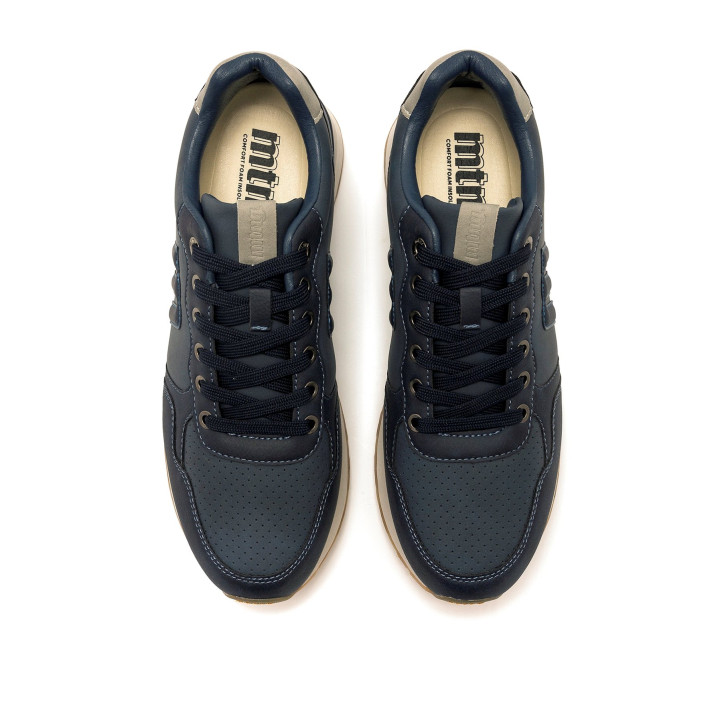 DEPORTIVAS DE HOMBRE MUSTANG PORLAND AZUL 84755 61777 - Querol online