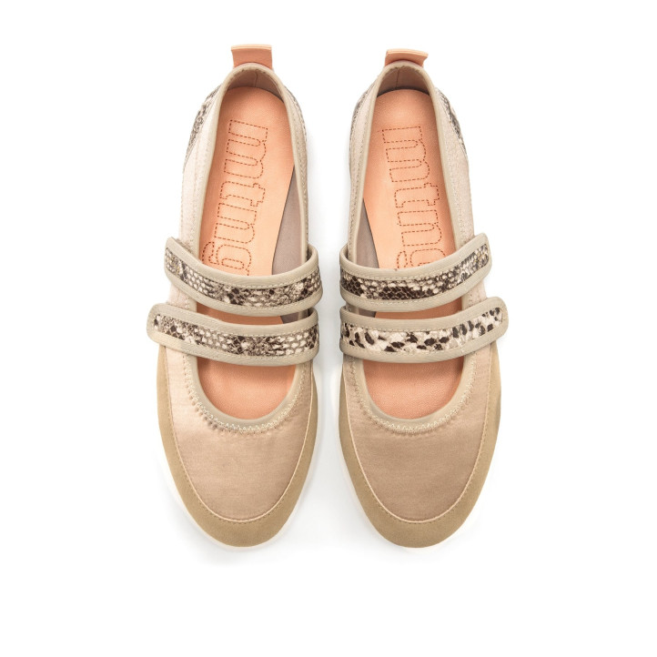 ZAPATOS DE MUJER MUSTANG AMIRE BEIGE 56339 62202 - Querol online
