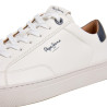 Sabatilles esportives Pepe Jeans joe basic blanques amb panell blau