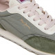 Sabatilles urban Pepe Jeans jane subtle en color verd amb detalls roses - Querol online