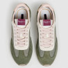 Zapatillas urban Pepe Jeans jane subtle en color verde con detalles rosas