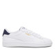 Zapatillas deportivas Puma smash 3.0 blancas con panel azul - Querol online