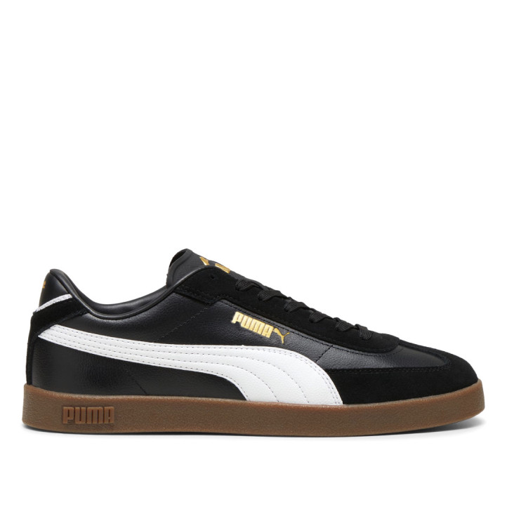 Zapatillas deportivas Puma club era ii black con white y gold hombre - Querol online