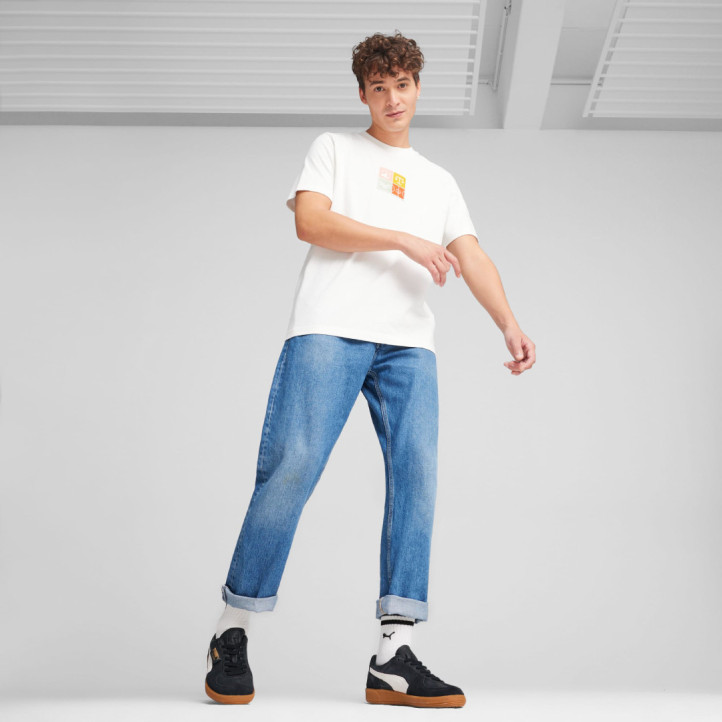 Sabatilles esportives Puma palermo black amb feather gray i gum home - Querol online