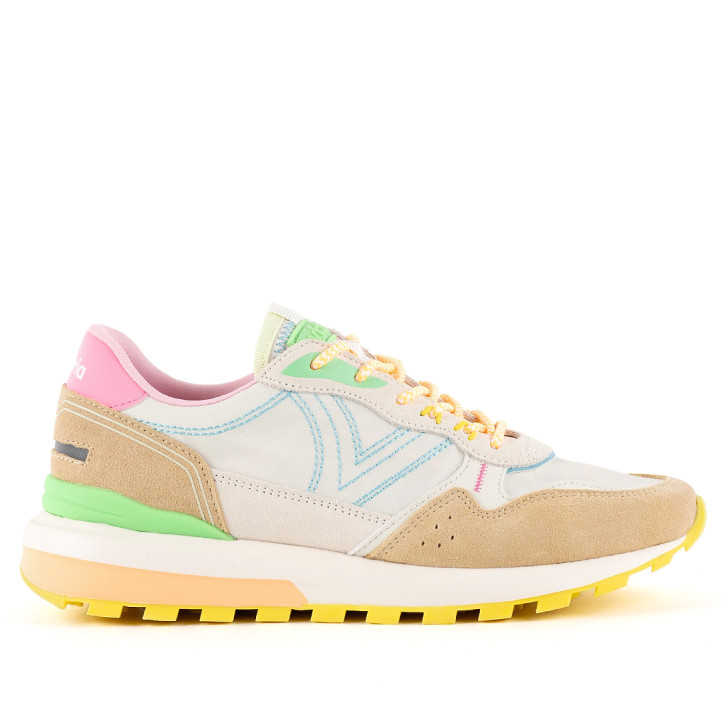 Sabatilles urban Victoria luna milticolor nylon i serratge - Querol online