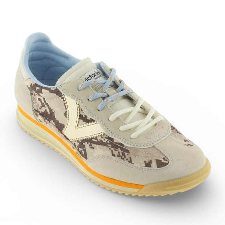 Zapatillas urban Victoria saturno serpiente y serraje - Querol online