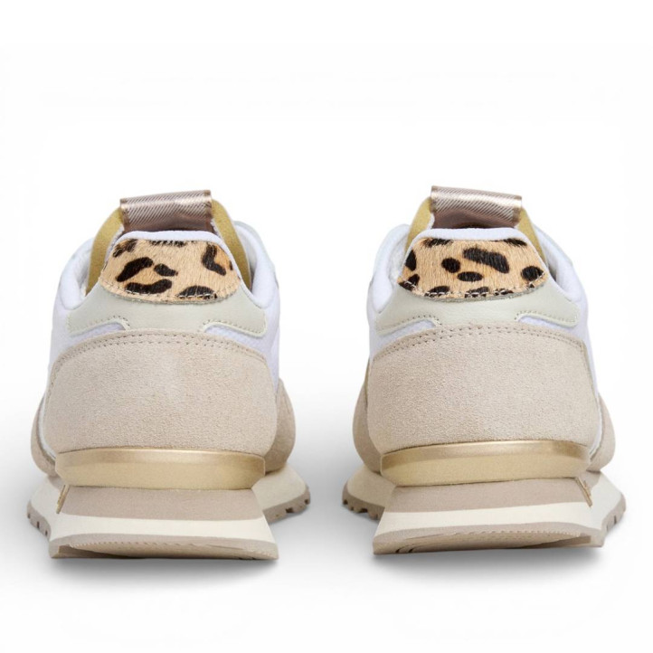 Zapatillas urban Pepe Jeans brit glen blancas con animal print - Querol online