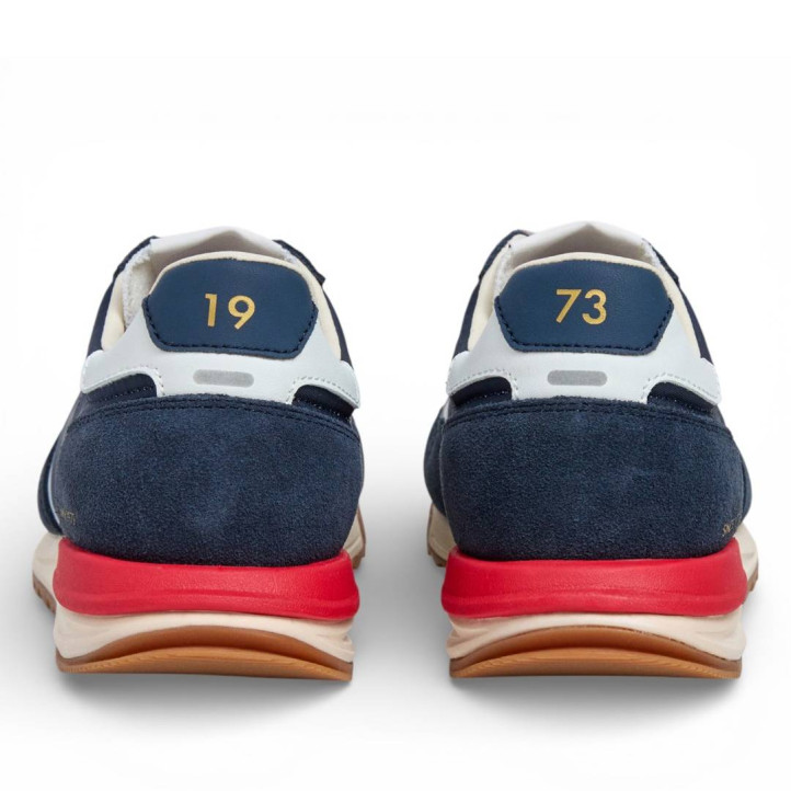 Sabatilles esportives Pepe Jeans marvin road blaves amb detalls vermells - Querol online