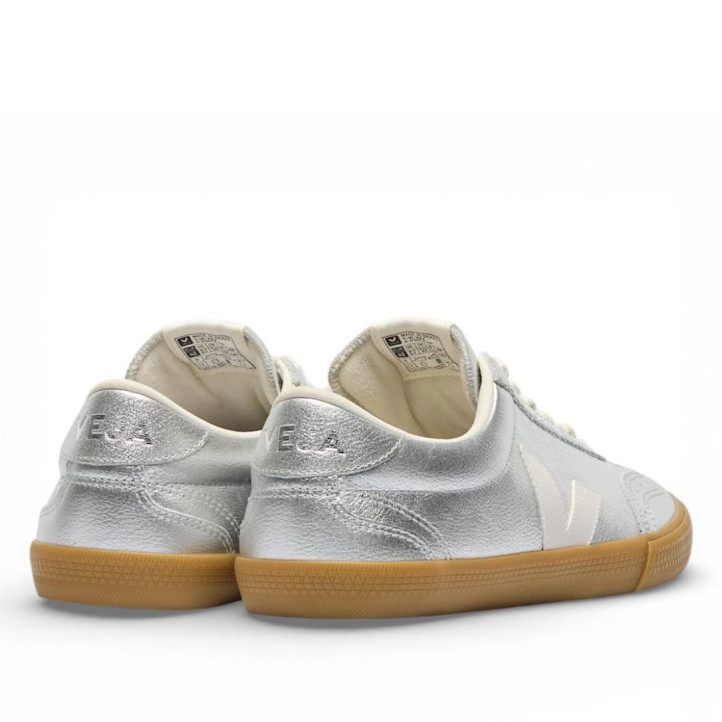 Zapatillas urban VEJA volley leather silver white natural - Querol online