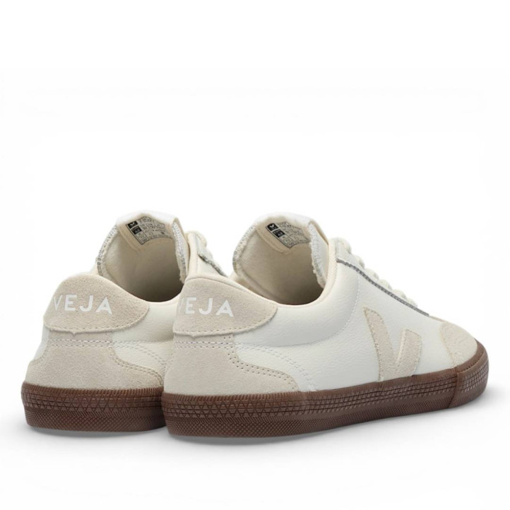 Sabatilles urban VEJA volley leather white natural bark dona - Querol online