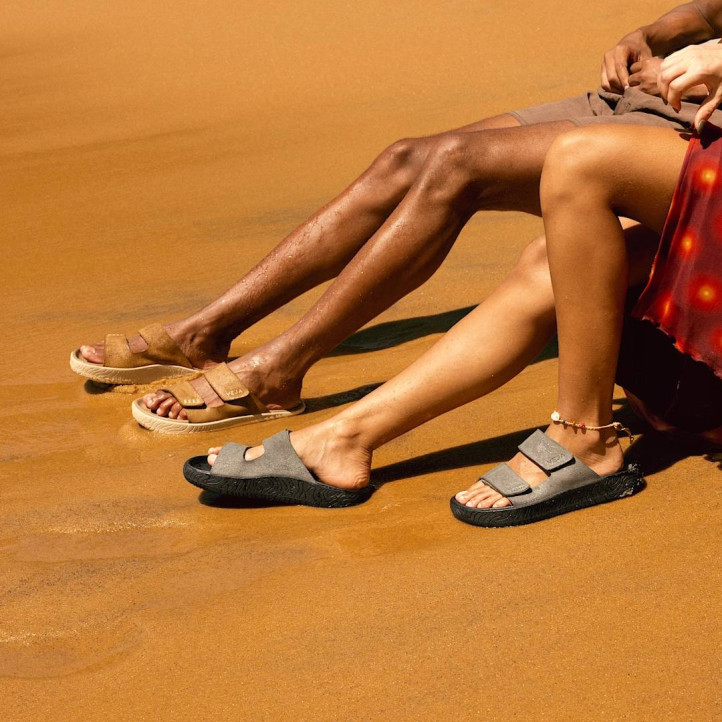 Sandàlies VEJA etna suede kaki black home - Querol online