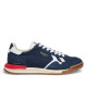 Zapatillas deportivas Pepe Jeans marvin road azules con detalles rojos - Querol online