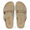 Sandalias planas VEJA etna suede taupe almond mujer