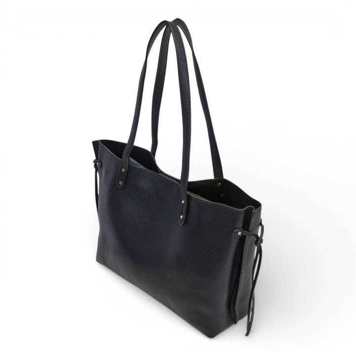 Bolso Pepe Jeans audrey script negro - Querol online