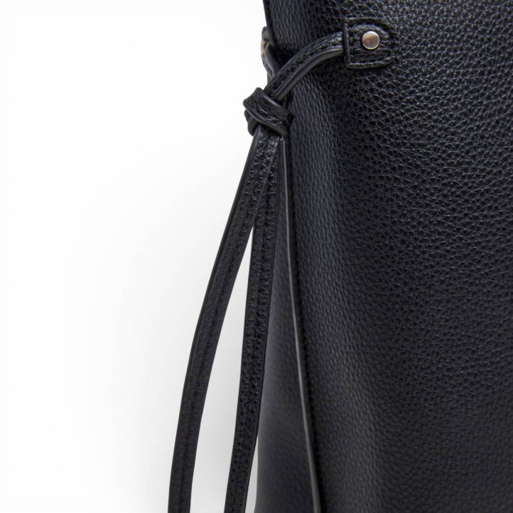 Bolso Pepe Jeans audrey script negro - Querol online
