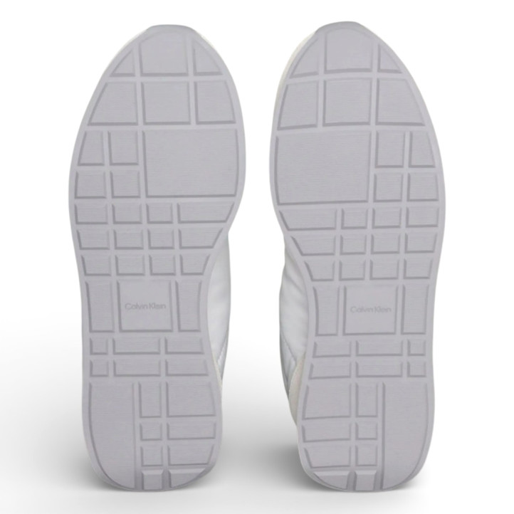 Sabatilles urban Calvin Klein retro runner blanques amb detalls negres - Querol online