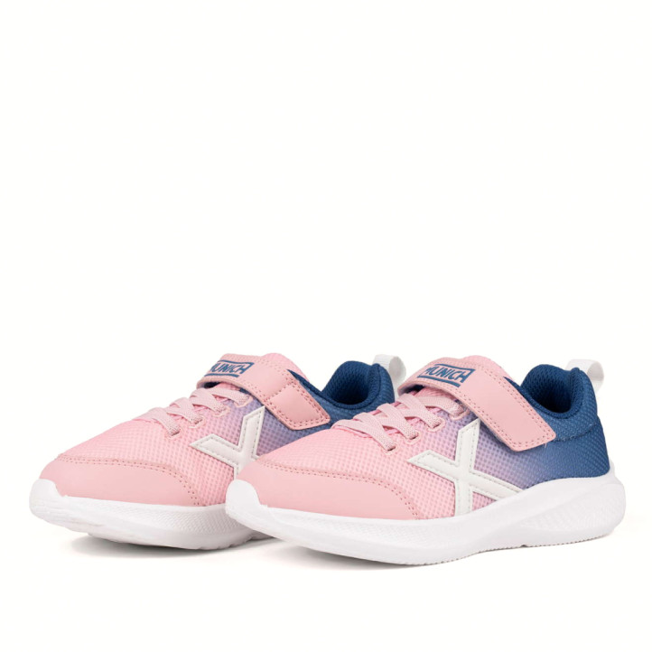 Zapatillas deporte Munich mini leta 08 rosas y azules - Querol online