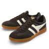 Zapatillas deportivas Gola cyclone mocha con off white y dark khaki con gum hombre