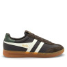Zapatillas deportivas Gola cyclone mocha con off white y dark khaki con gum hombre