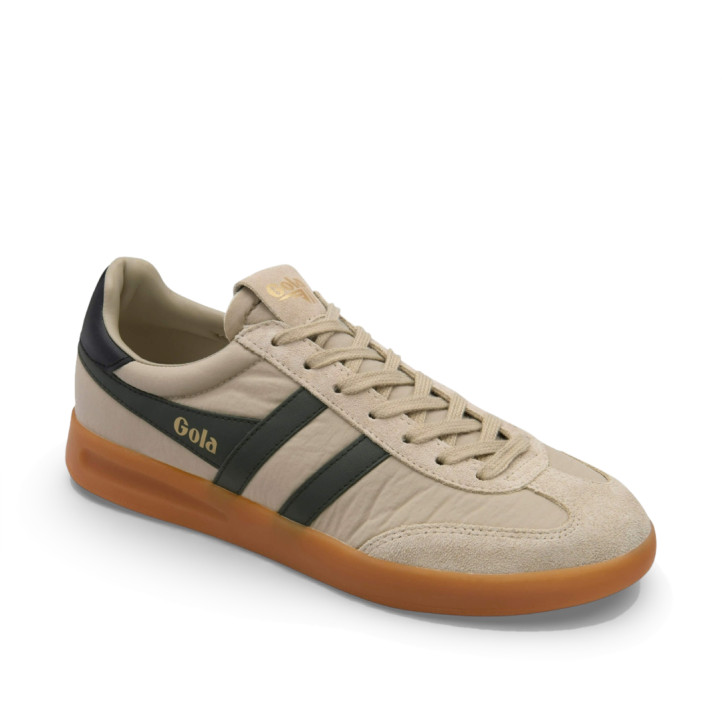 Zapatillas deportivas Gola cyclone bone con dark khaki y black con gum hombre - Querol online