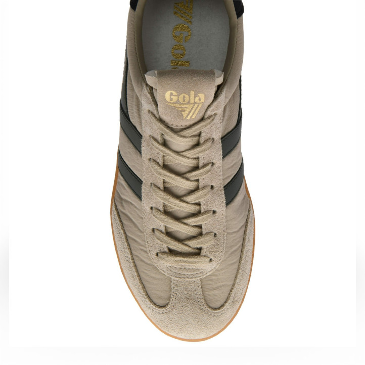 Zapatillas deportivas Gola cyclone bone con dark khaki y black con gum hombre - Querol online