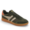 Zapatillas deportivas Gola cyclone dark khaki con bone y moody orange con gum hombre