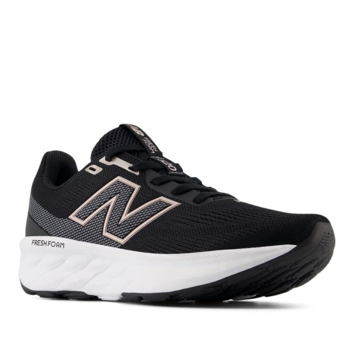 Zapatillas deportivas New Balance 520 v9 fresh foam black con gold mujer - Querol online