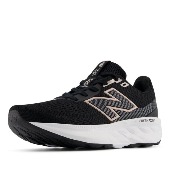 Zapatillas deportivas New Balance 520 v9 fresh foam black con gold mujer - Querol online