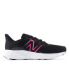 Zapatillas deportivas New Balance 411v3 black con real pink y blue oyster
