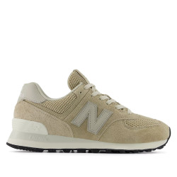 Zapatillas urban New Balance 574 beige con nb white mujer - Querol online