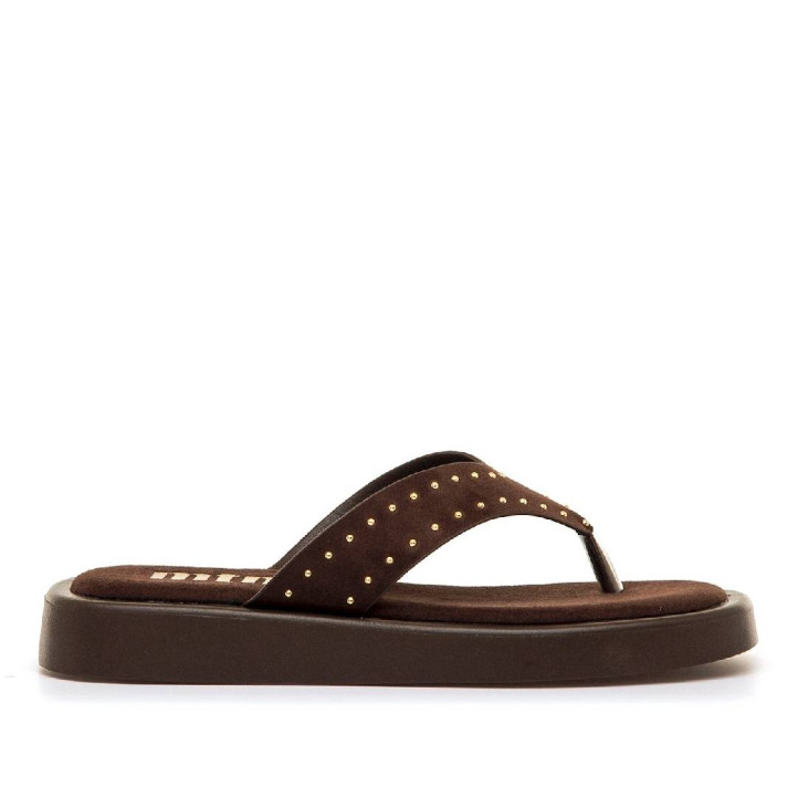 SANDALIAS DE MUJER MUSTANG MABY MARRON 56257 62533 - Querol online