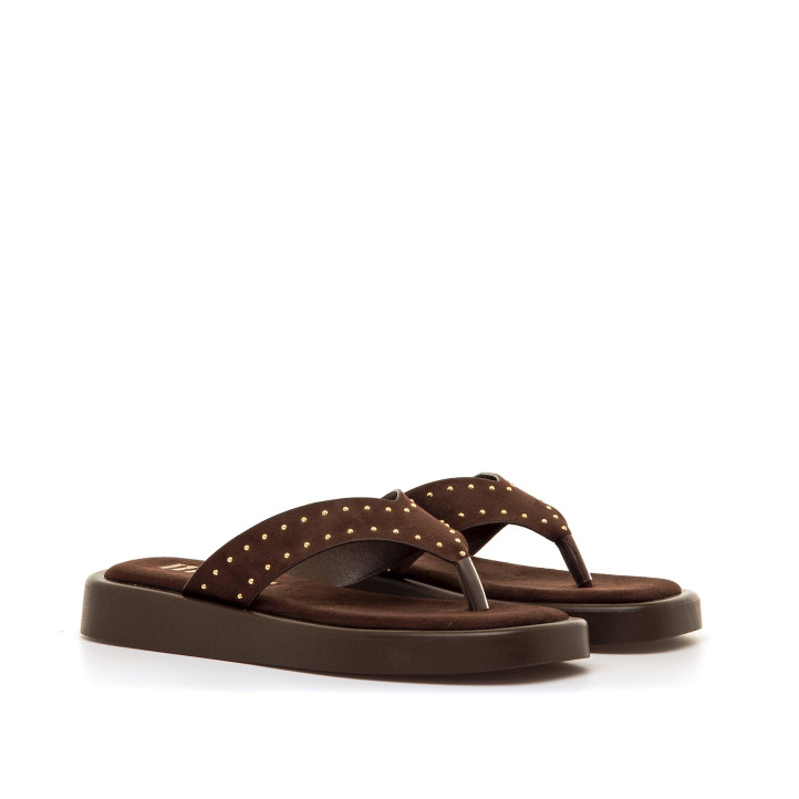 SANDALIAS DE MUJER MUSTANG MABY MARRON 56257 62533 - Querol online