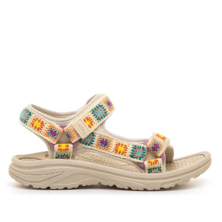 SANDALIAS DE MUJER MUSTANG SOLANA BEIGE 60804 62208 - Querol online