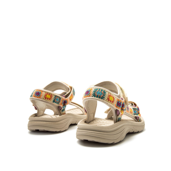 SANDALIAS DE MUJER MUSTANG SOLANA BEIGE 60804 62208 - Querol online