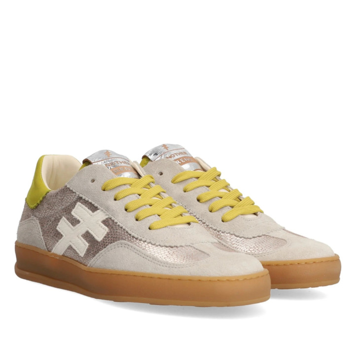 Zapatillas urban Another Trend iconic II champagne efecto serpiente - Querol online