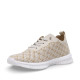 Zapatos planos Amarpies beige calados estilo slip on con suela blanca - Querol online