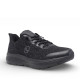 Zapatillas deportivas Mysoft negras con cordones de goma estilo slip on - Querol online