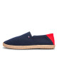 Espardenyes Tommy Hilfiger navy blue de lona amb logo bordat - Querol online