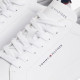 Sabatilles esportives Tommy Hilfiger blanques estil tennis de pell - Querol online