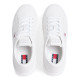 Zapatillas urban Tommy Hilfiger blancas con logo y suela cupsole - Querol online