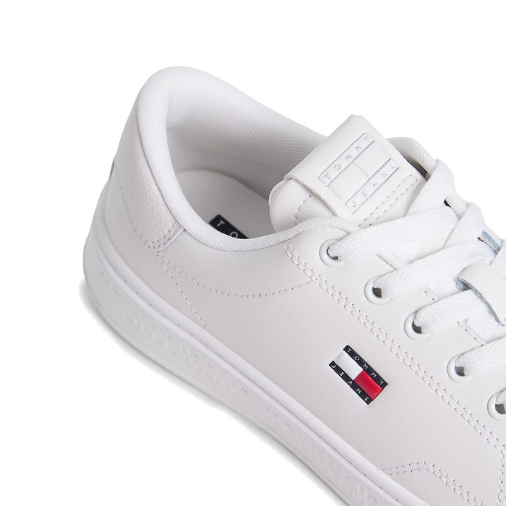 Sabatilles urban Tommy Hilfiger blanques amb logo i sola cupsole - Querol online